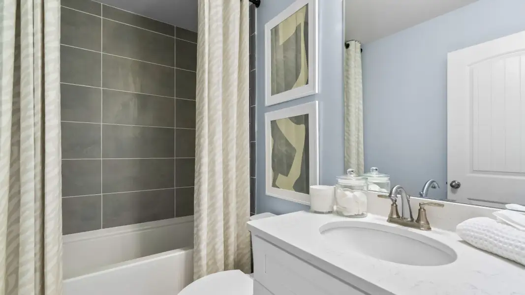 Representative furnished interior of a home built from the Luca by DRB Homes in McAvoy at Eagles Landing, Stockbridge (Image 31).