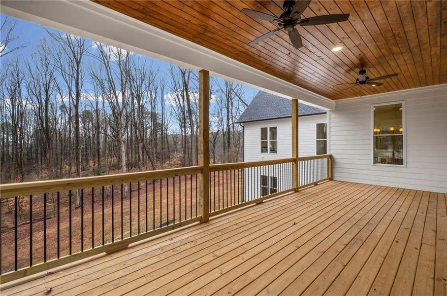 Exterior details and patio area of a home in , Canton (Image 29).