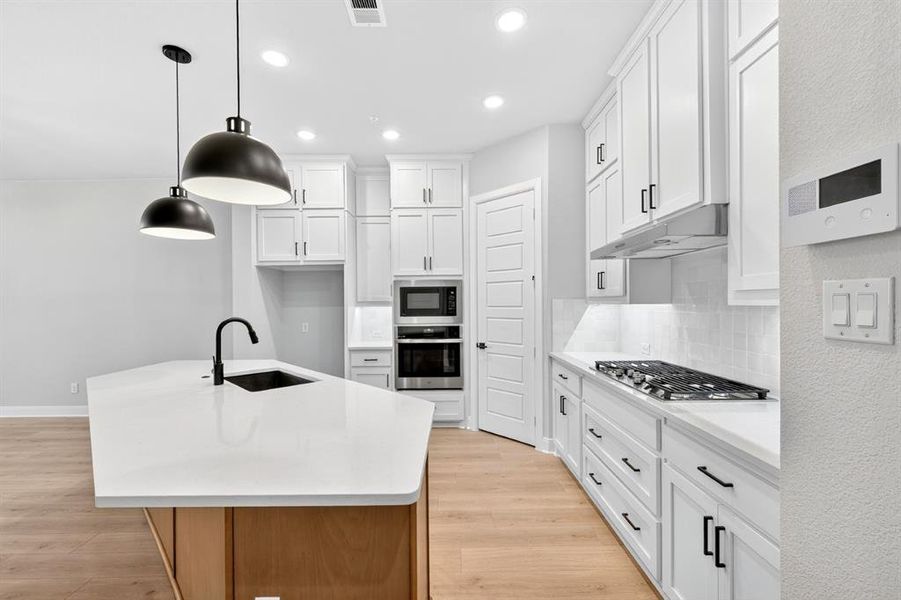 Furnished interior view inside a new home in Hillside at Las Colinas, Irving (Image 12).