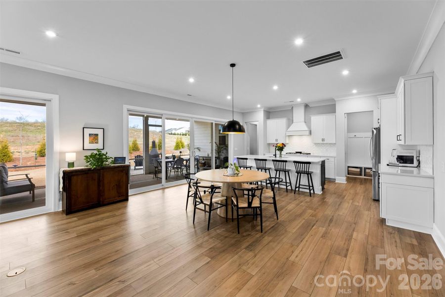 Furnished interior view inside a new home in , Belmont (Image 9).