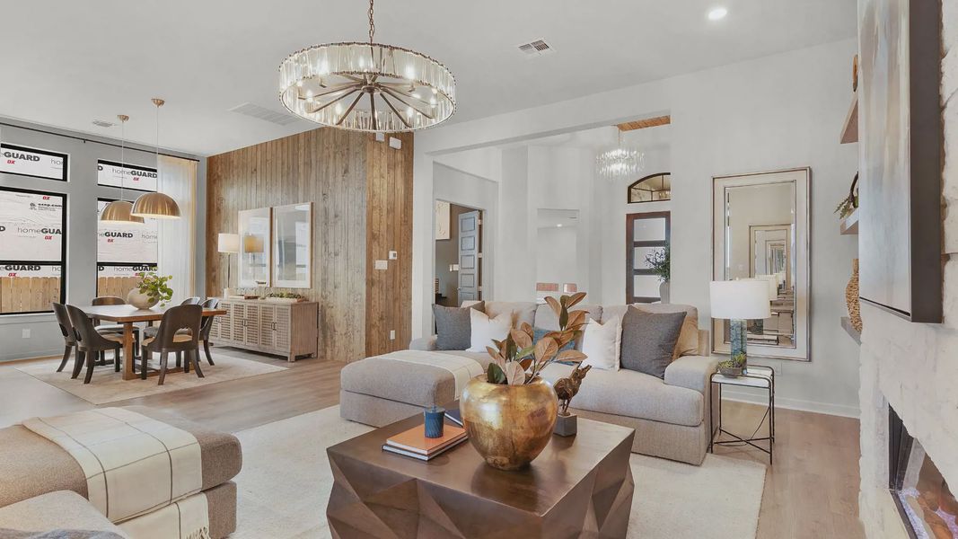 Furnished interior view inside a new home in Newhaven, Manor (Image 13).