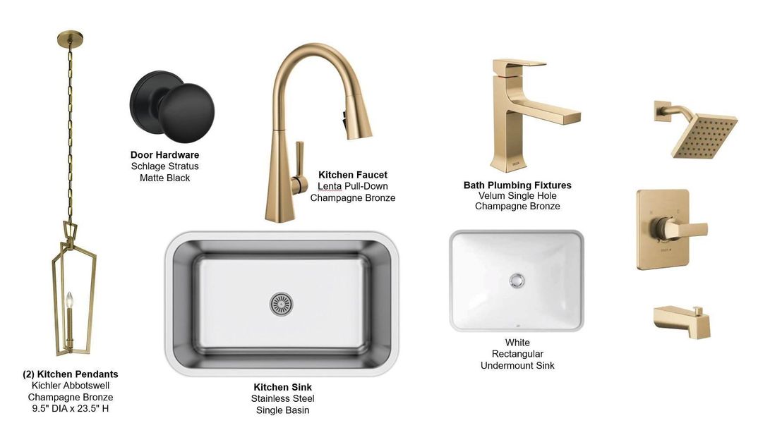 Sample of building materials used in homes in Elyson, Katy (Image 34).