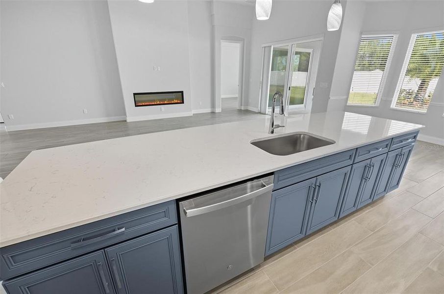 Furnished interior view inside a new home in Marina Del Palma, Palm Coast (Image 7).