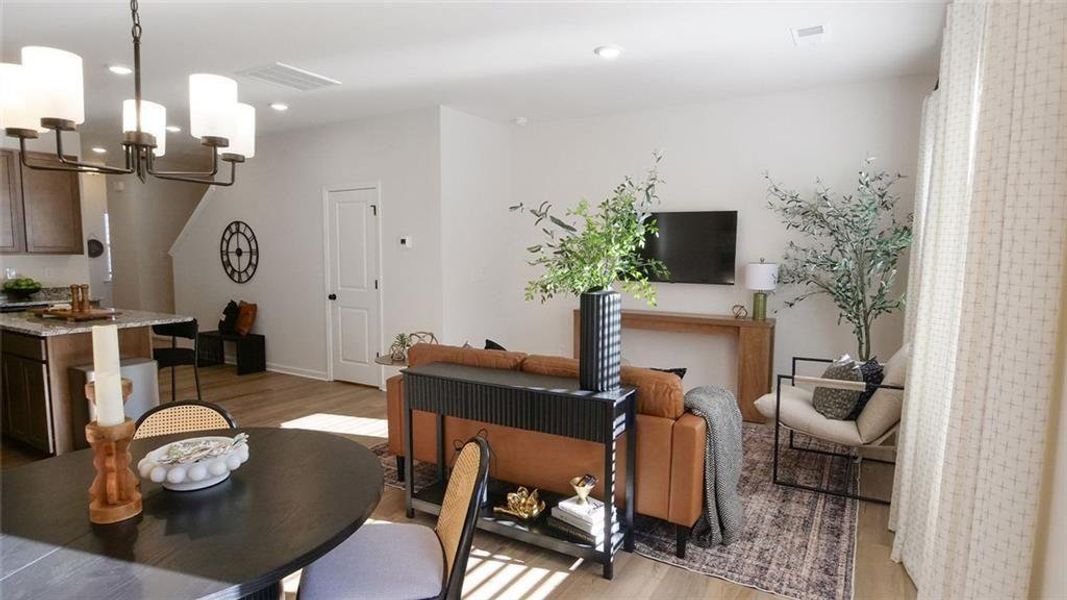 Furnished interior view inside a new home in Fairington, Cartersville (Image 9).