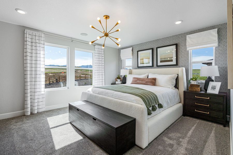 Furnished interior view inside a new home in Sterling Ranch Ascent Village, Littleton (Image 14).