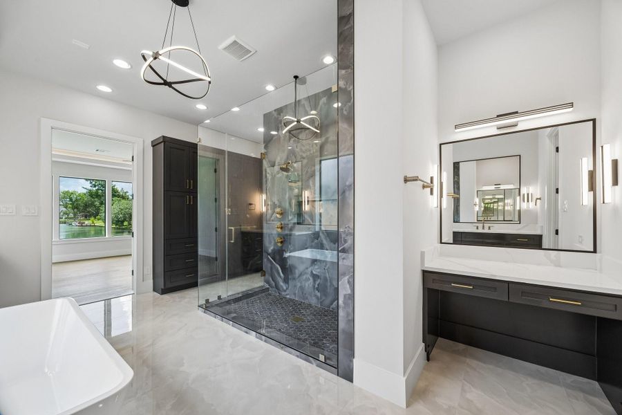 Furnished interior view inside a new home in , Sugar Land (Image 32).
