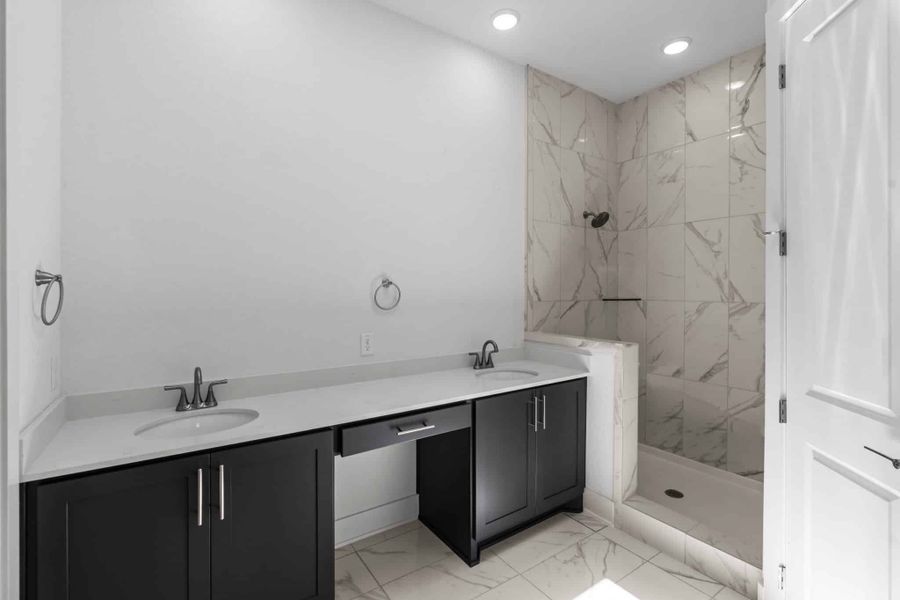 Furnished interior view inside a new home in Centero at Stone Oak, San Antonio (Image 6).