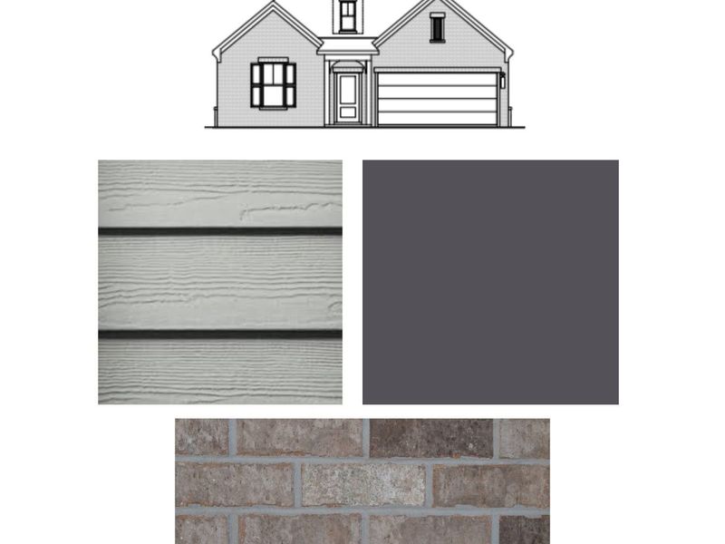 Sample of building materials used in homes in Woods Crossing, Gallatin (Image 41).