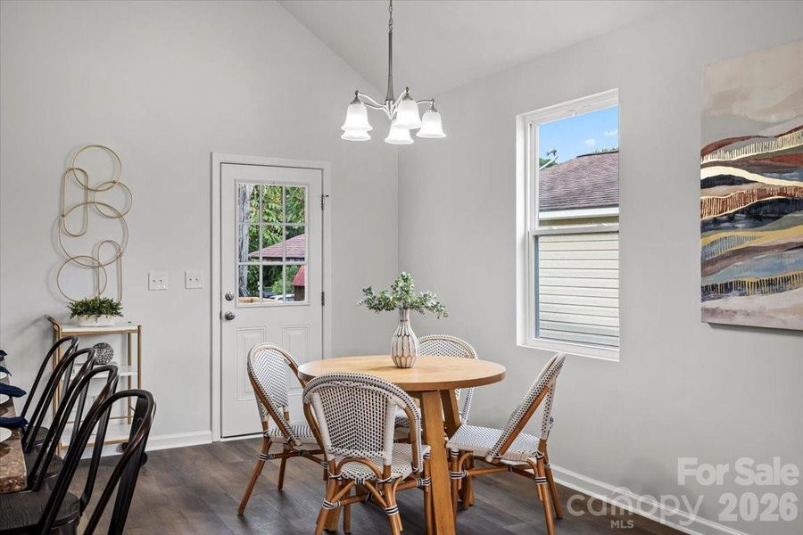 Staged floorplan sample