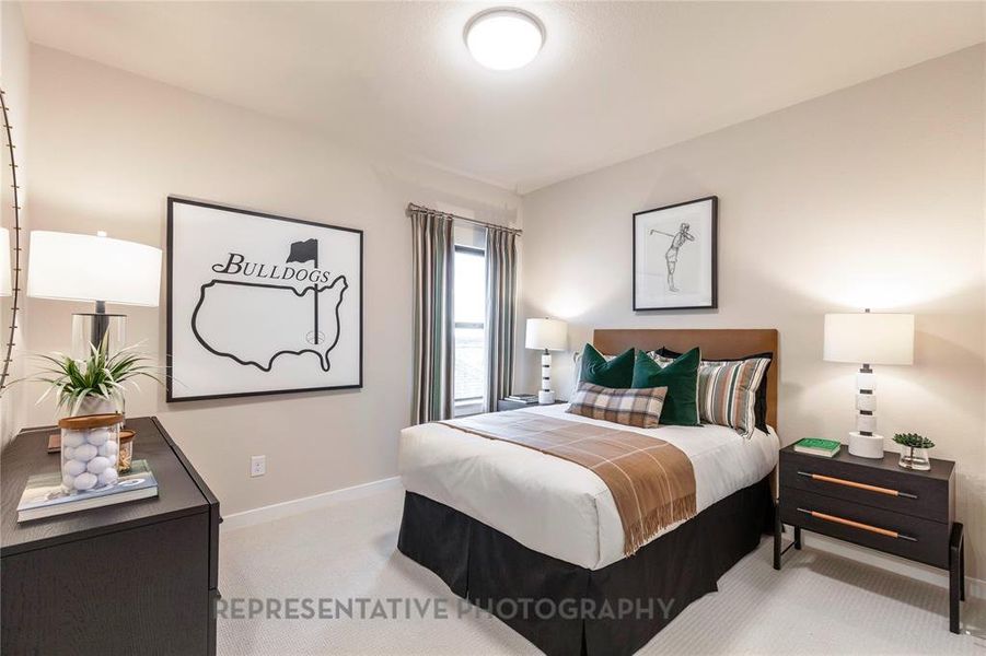 Furnished interior view inside a new home in Star Trail, Prosper (Image 15).