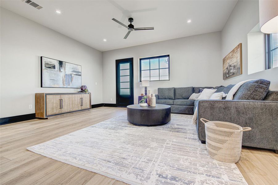 Furnished interior view inside a new home in , Austin (Image 3). Furnished interior view inside a new home in , Austin (Image 3).