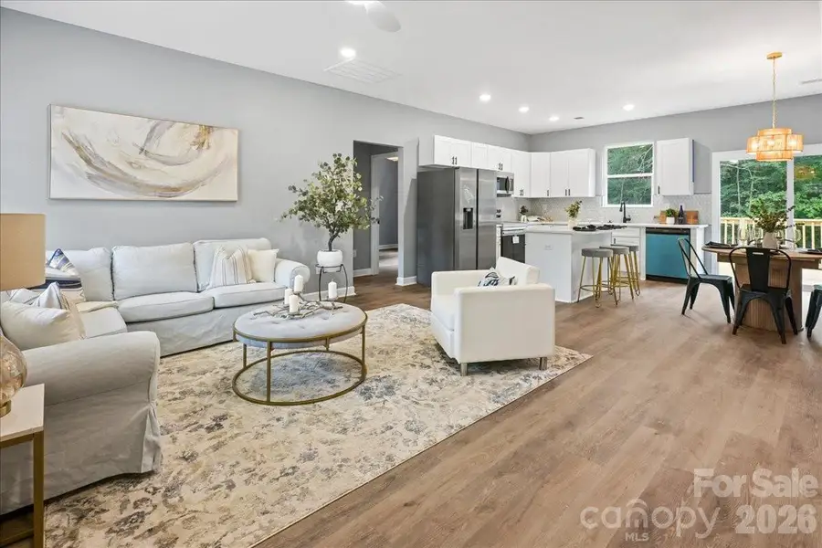 Furnished interior view inside a new home in , Statesville (Image 3).