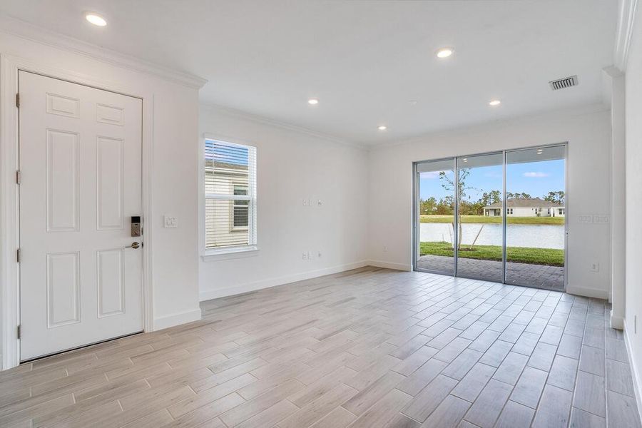 Representative unfurnished interior of a home built from the Tobago by Taylor Morrison in The Cove at West Port, Port Charlotte (Image 10).