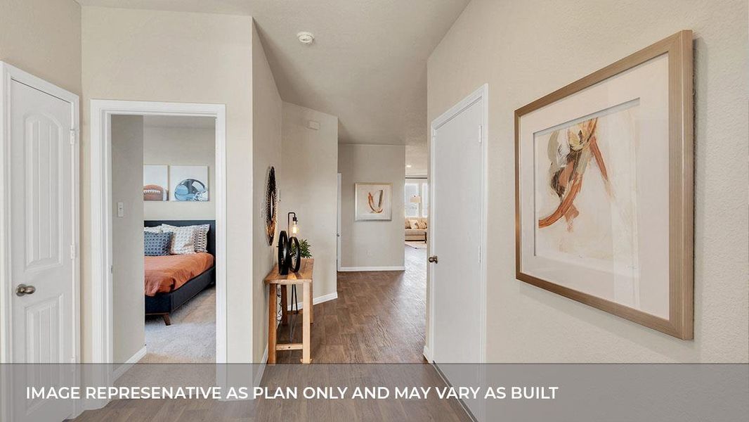 Furnished interior view inside a new home in Prairie Lakes, Buda (Image 13). Furnished interior view inside a new home in Prairie Lakes, Buda (Image 13).