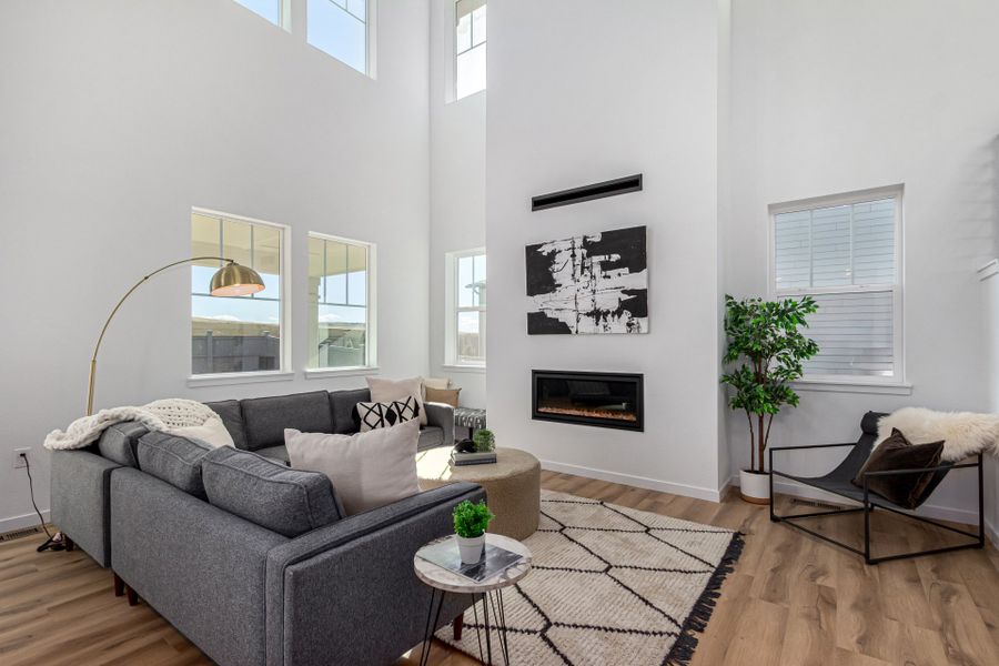 Furnished interior view inside a new home in Westerly, Erie (Image 11).
