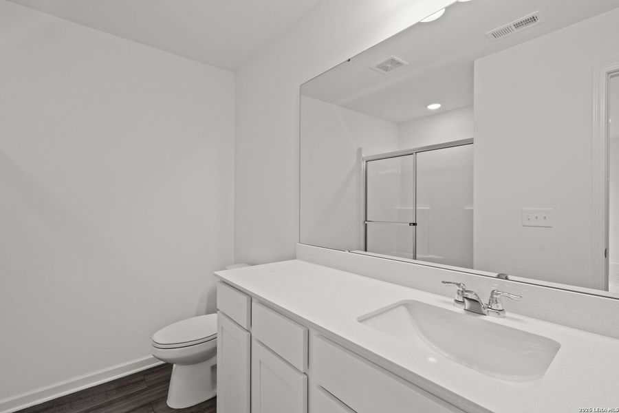 Furnished interior view inside a new home in Hennersby Hollow, San Antonio (Image 13). Furnished interior view inside a new home in Hennersby Hollow, San Antonio (Image 13).