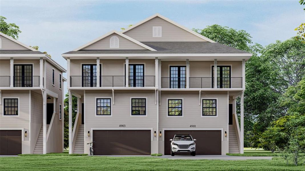 Front exterior of a new home in , Tampa, FL, highlighting curb appeal (Image 4).