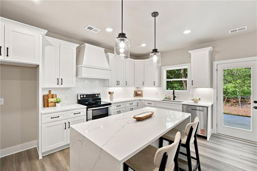 Furnished interior view inside a new home in , Cumming (Image 12).