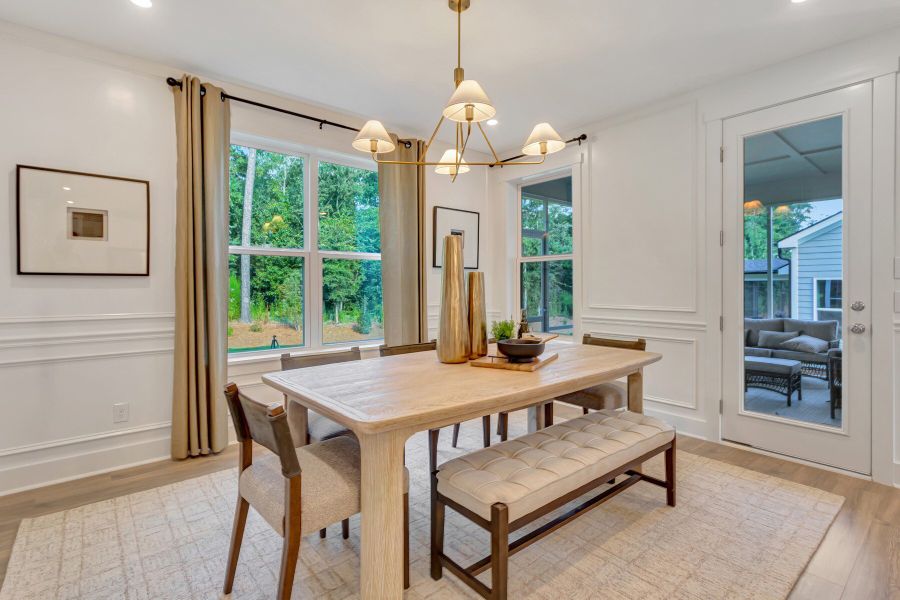 Furnished interior view inside a new home in Stonewood Estates, Durham (Image 5).