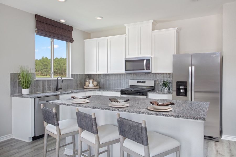Representative furnished interior of a home built from the 1753 by KB Home in Princeton Estates, Princeton (Image 4).