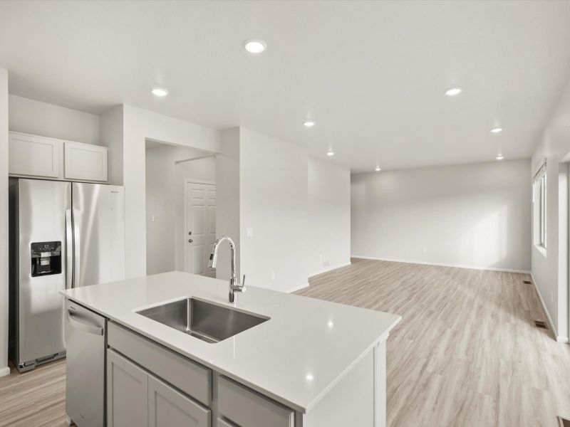 The Pagosa floorplan image taken at a Meritage Homes community in Greeley, CO. The Pagosa floorplan image taken at a Meritage Homes community in Greeley, CO.