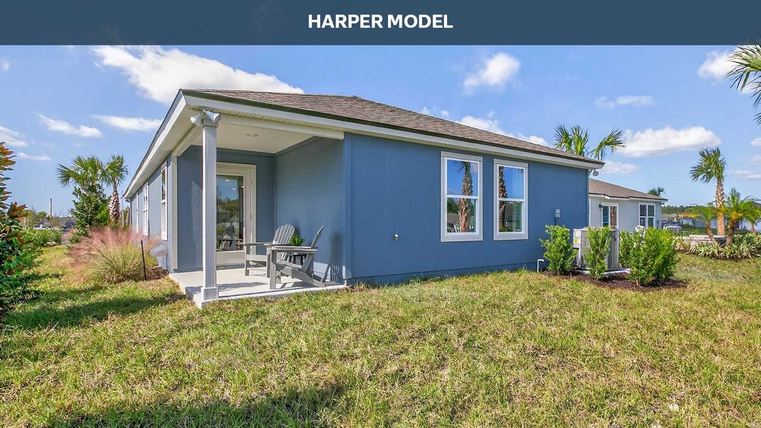 Representative exterior details of a home built from the Harper by D.R. Horton in Diamond Springs, Jacksonville (Image 4).