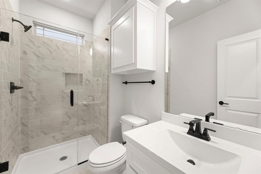 Furnished interior view inside a new home in Trails at Cottonwood Creek, Rowlett (Image 13).