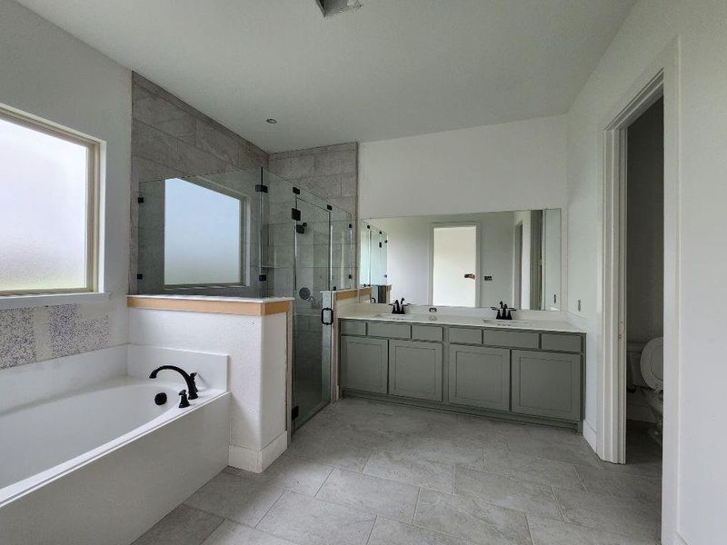 Furnished interior view inside a new home in Rocky Top, Krum (Image 3).