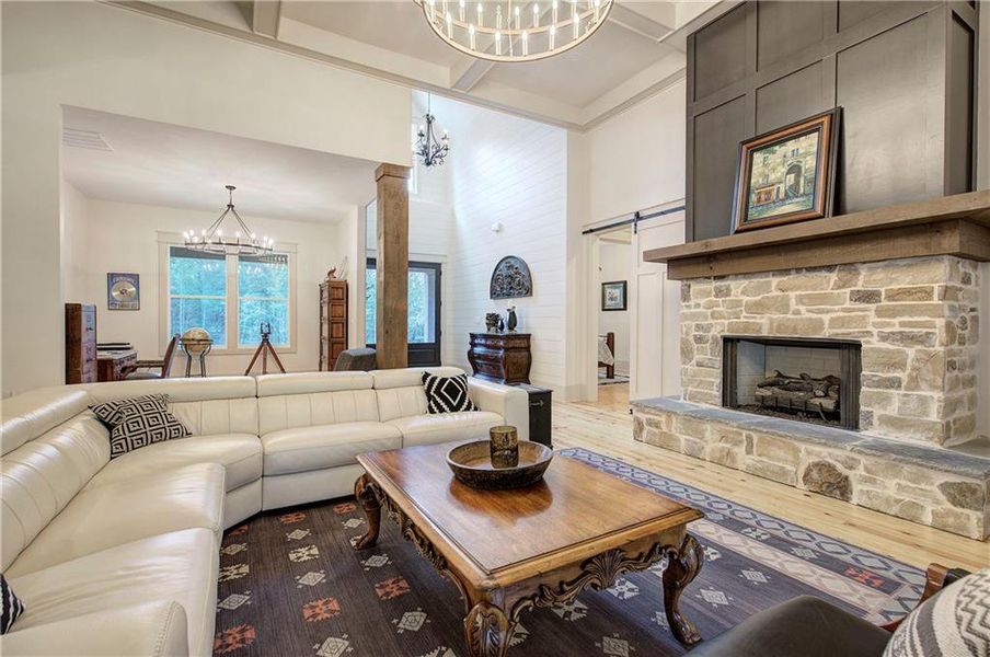 Furnished interior view inside a new home in , Temple (Image 54).