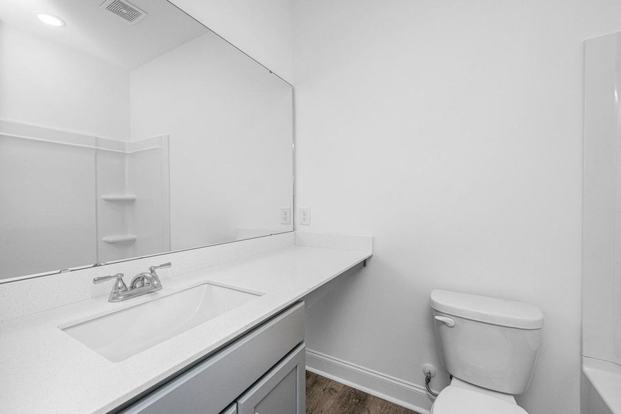 Furnished interior view inside a new home in , Charleston (Image 15).