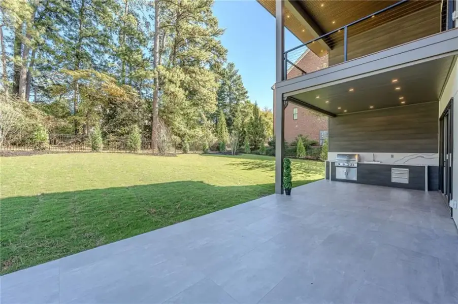 Exterior details and patio area of a home in , Smyrna (Image 41).