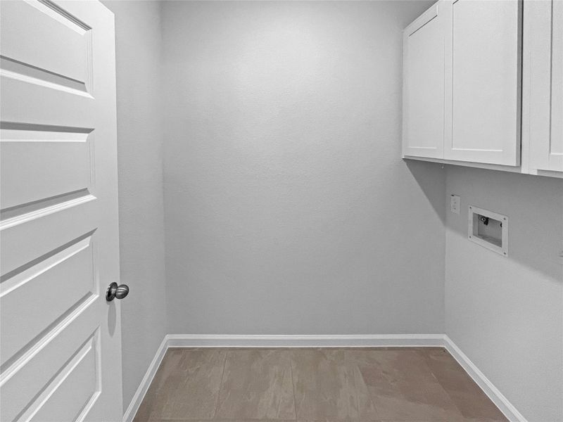 The Princeton II- Utility Room with built-in cabinets The Princeton II- Utility Room with built-in cabinets