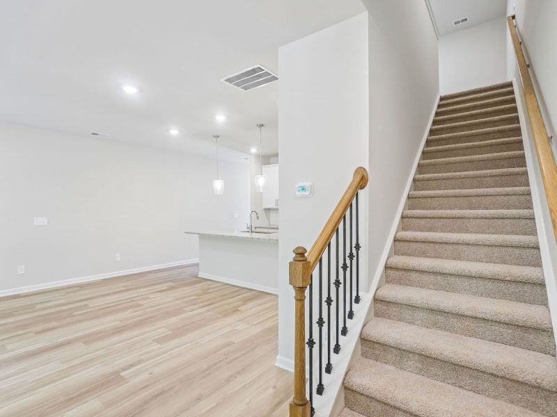 Spacious, unfurnished interior of a new home in Artisan Walk, Fairburn (Image 10). Spacious, unfurnished interior of a new home in Artisan Walk, Fairburn (Image 10).