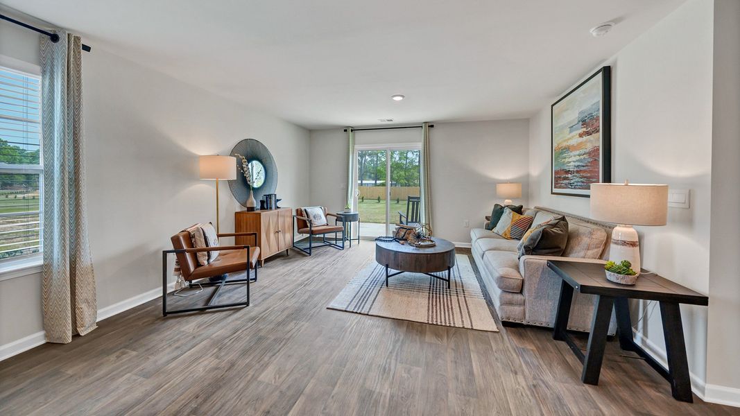 Furnished interior view inside a new home in Grand Oaks, Columbia (Image 12).