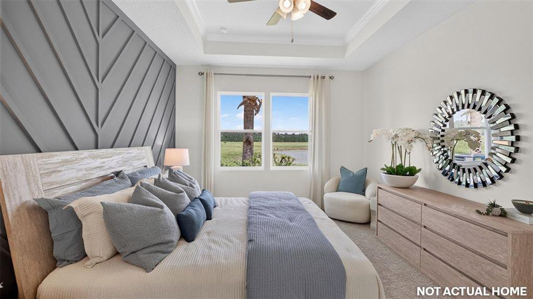 Furnished interior view inside a new home in Sawmill Branch, Palm Coast (Image 34).