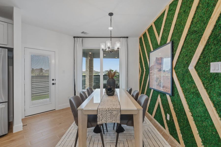 Furnished interior view inside a new home in Bridgeland, Elgin (Image 5).