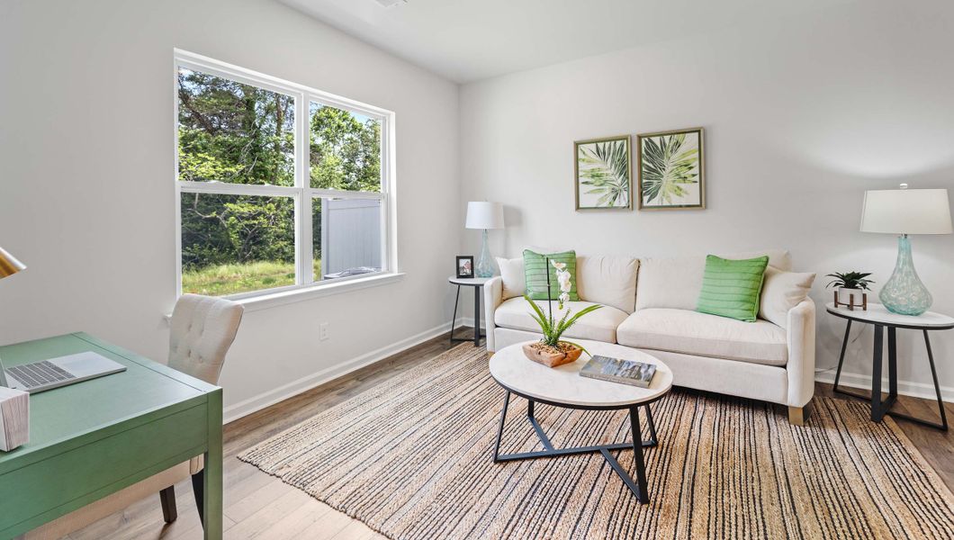 Furnished interior view inside a new home in Covington Village, Greer (Image 17).
