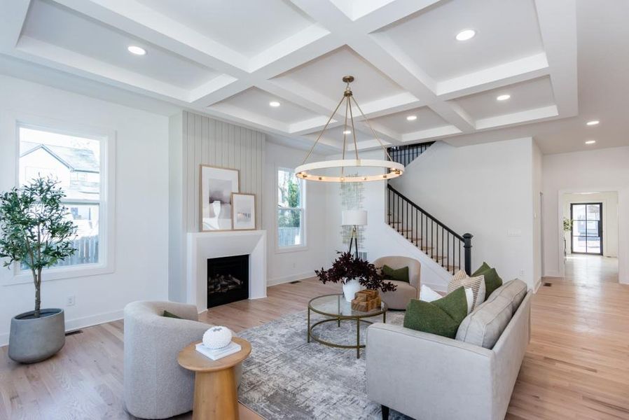 Furnished interior view inside a new home in , East Point (Image 11).