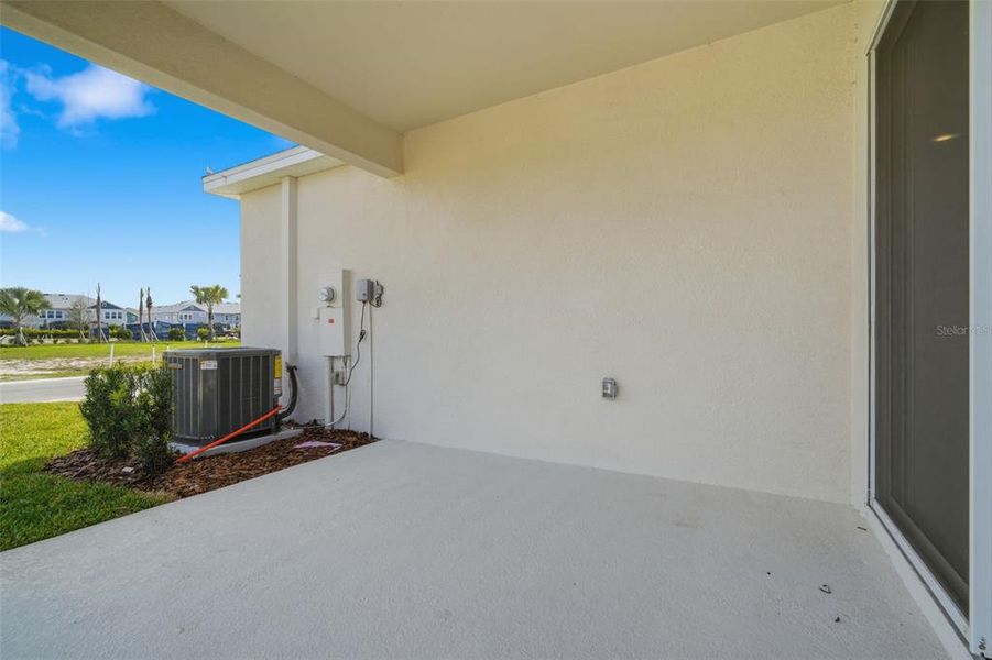 Exterior details and patio area of a home in , Parrish (Image 3). Exterior details and patio area of a home in , Parrish (Image 3).