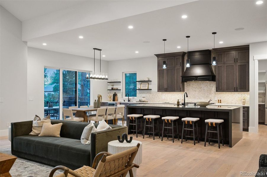 Furnished interior view inside a new home in , Castle Rock (Image 39).