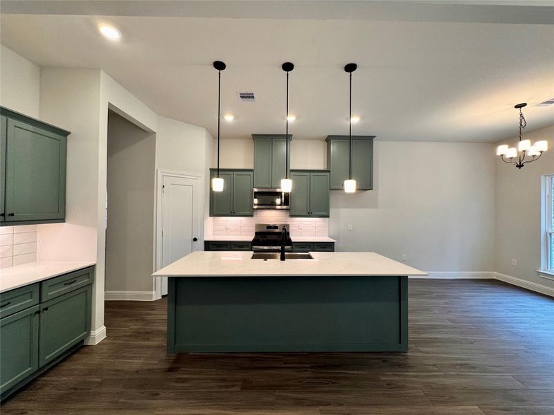 Furnished interior view inside a new home in Encino Estates, Dayton (Image 6).