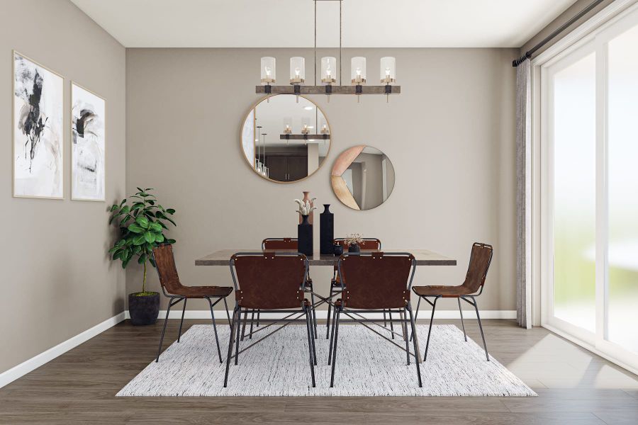 Representative furnished interior of a home built from the 3205 by Tri Pointe Homes in The Aurora Highlands, Aurora (Image 14).
