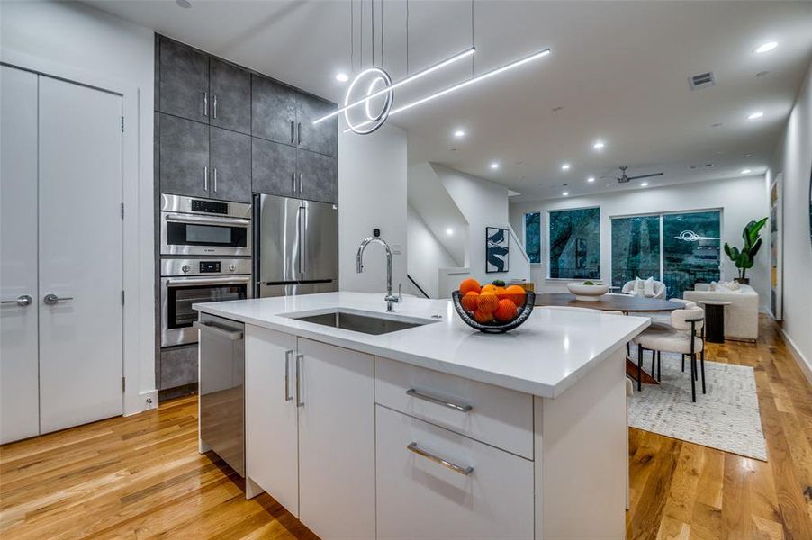 Furnished interior view inside a new home in , Addison (Image 6).