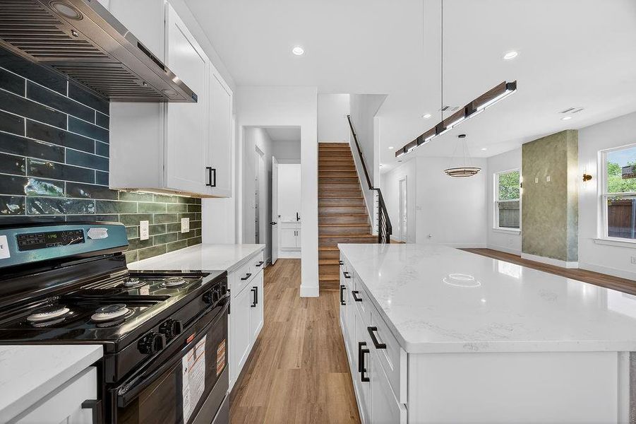 Furnished interior view inside a new home in , Fort Worth (Image 9).