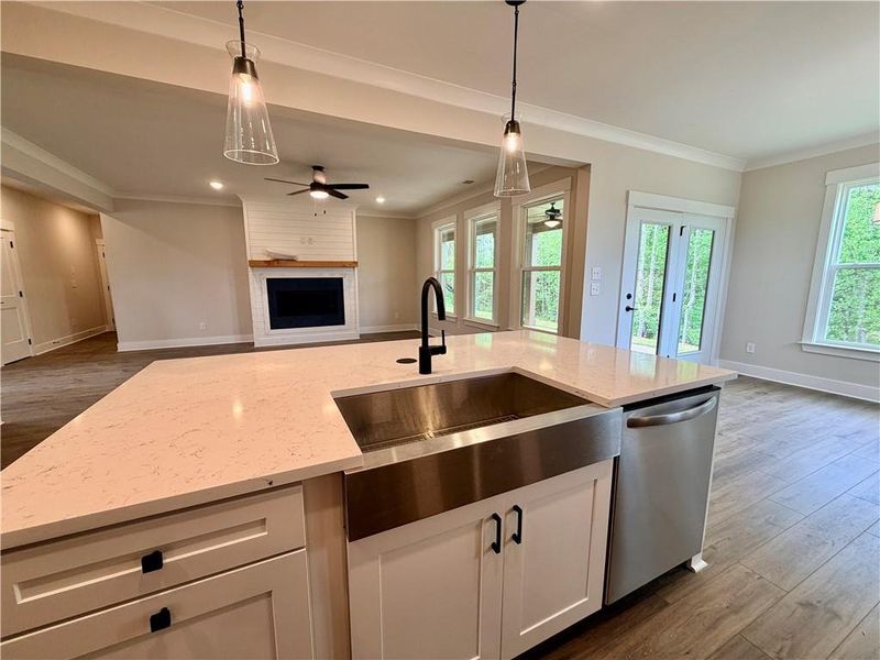 Furnished interior view inside a new home in Arbor West, Dawsonville (Image 25).