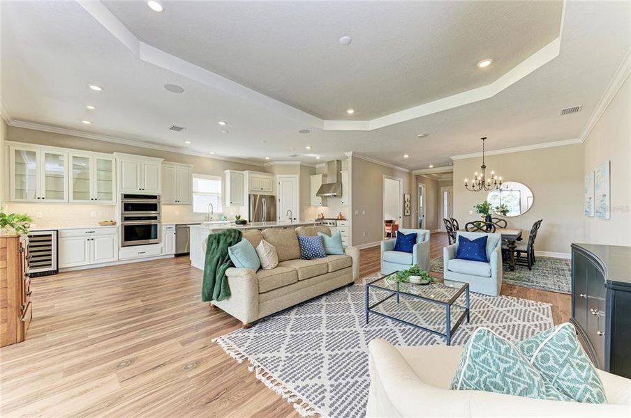 Furnished interior view inside a new home in , Sarasota (Image 38). Furnished interior view inside a new home in , Sarasota (Image 38).