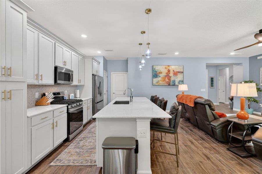 Furnished interior view inside a new home in , Mount Dora (Image 39).