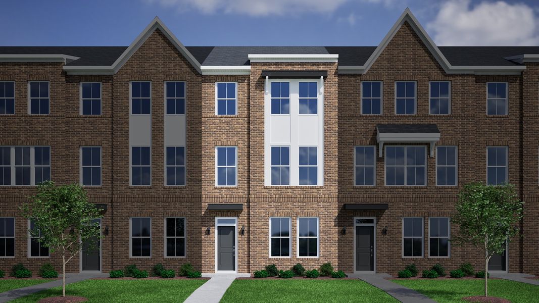 Representative exterior photo of a completed home built from the Corabell 3-Story 2-Car Garage - Vanguard Collection by Mungo Homes in Avenue One, Castle Hayne, NC (Image 4). Representative exterior photo of a completed home built from the Corabell 3-Story 2-Car Garage - Vanguard Collection by Mungo Homes in Avenue One, Castle Hayne, NC (Image 4).