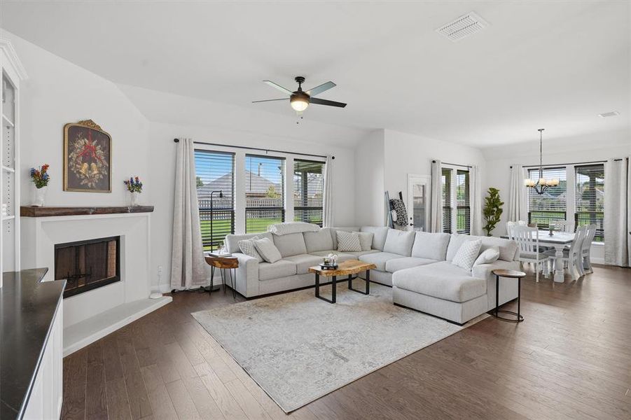 Furnished interior view inside a new home in Abe's Landing, Granbury (Image 24).