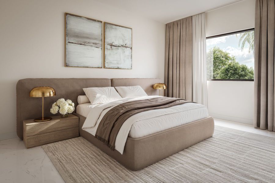 Representative furnished interior of a home built from the Gloria by Bluenest Development in K-Legacy, Miami (Image 5). Representative furnished interior of a home built from the Gloria by Bluenest Development in K-Legacy, Miami (Image 5).